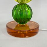 Italian hand made murano glass mushroom table lamp
