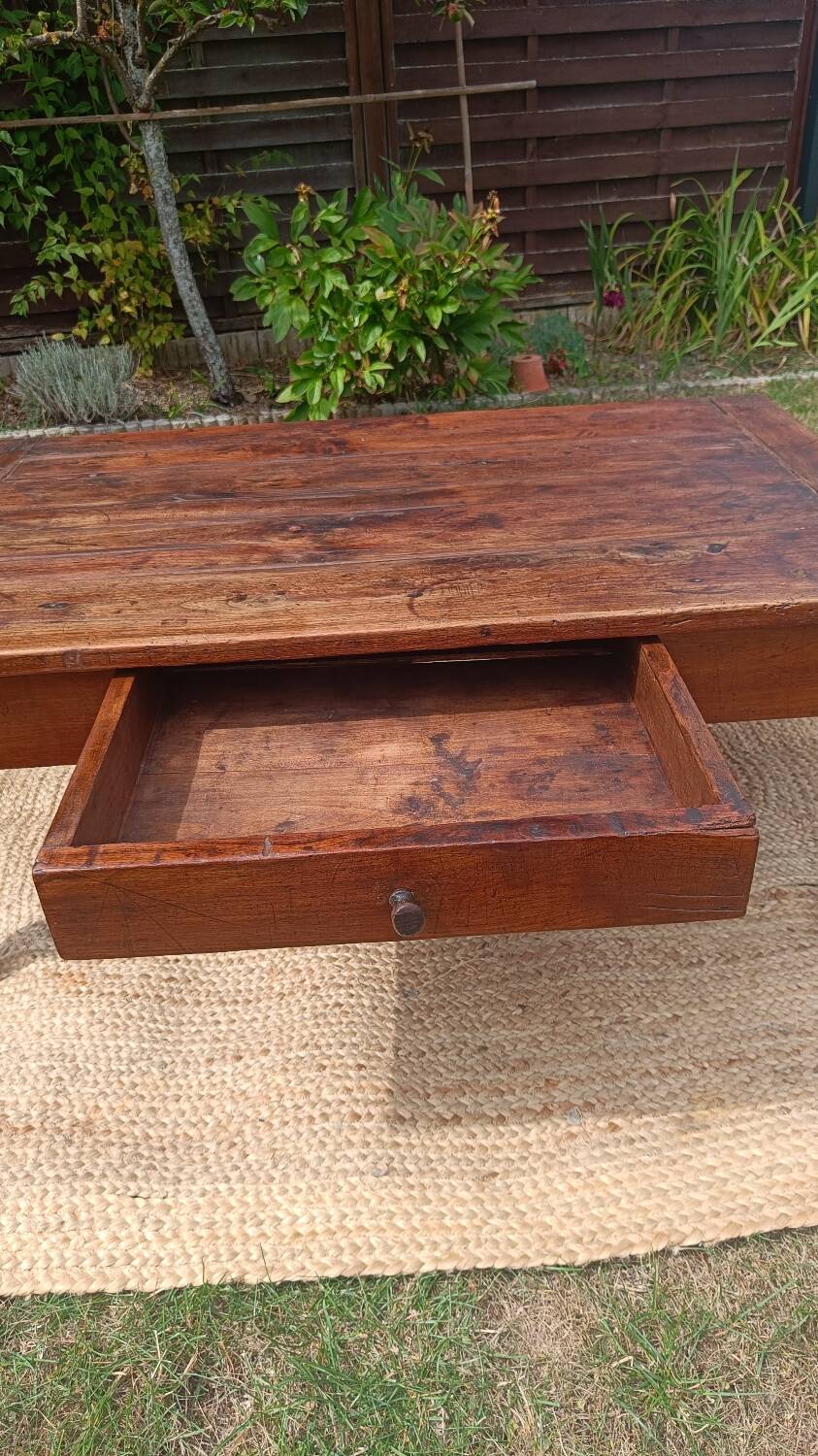 Antique farmhouse coffee table