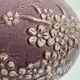 Soliflore en terre cuite mauve