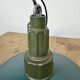 Industrial Petrol Enamel Military Pendant Lamp with Cast Aluminium Top