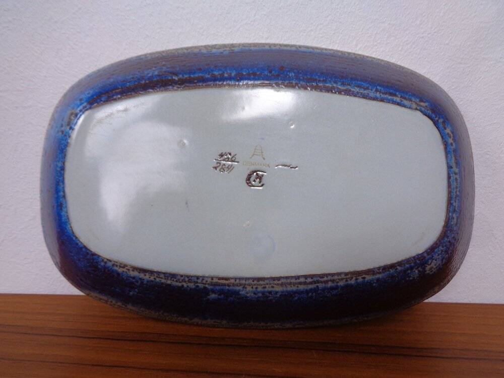 Ceramic 426-2841 Aluminia Plate by Kari Christensen for Royal Copenhagen, Denmark