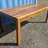 Rectangular teak dining table