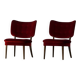 Pair of armchairs Gunnar Thalberg “Vilstol 205”, Modern Scandinavian from the 1950s.