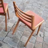 Chaises compas vinatge