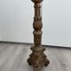 Candle picnic gilded and carved wood tripod feet, eighteenth century