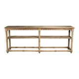Large console in raw wood