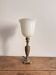 Lampe Bouillotte Style Louis XVI Laiton Doré Tulipe Opaline