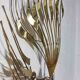 Impressive wall "Peacock" wall sculpture in brass by Curtis Jere, 1980s