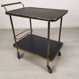 Vintage brass bar service