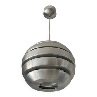 Suspension boule en aluminium brossé