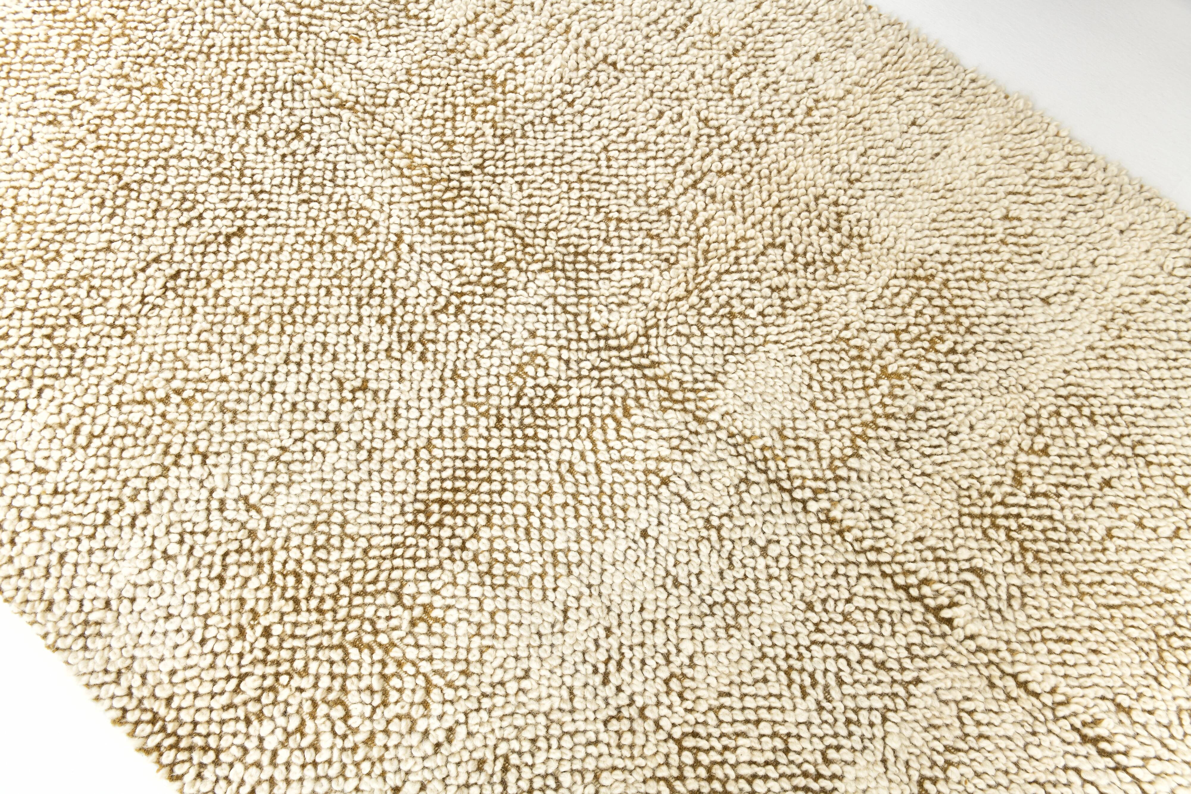 Dark Mustard Beige Ethnic Vintage Rug, 130x215Cm