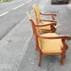 Paire de fauteuils en noyer époque Consulat