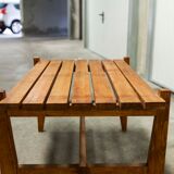 50s solid wood side table