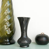 Black ceramic soliflore