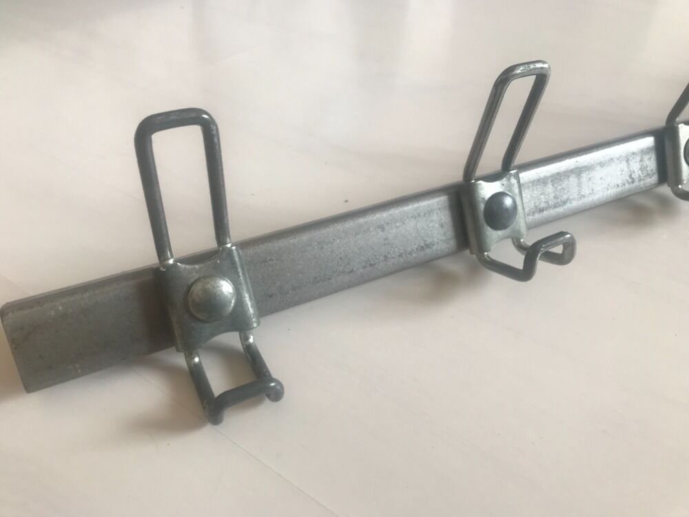 8 hook hooks industrial coat rack