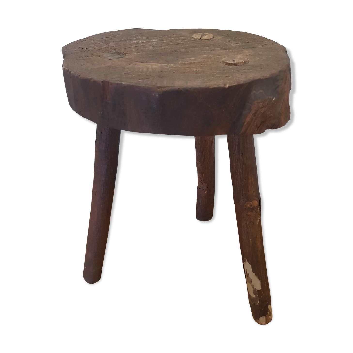 Tripod brulatist tabouret