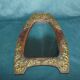 miroir bois et appliques de laiton repoussé circa 1900 art nouveau france