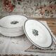 Set of 12 deep plates in Earthenware L'Amandinoise St Amand