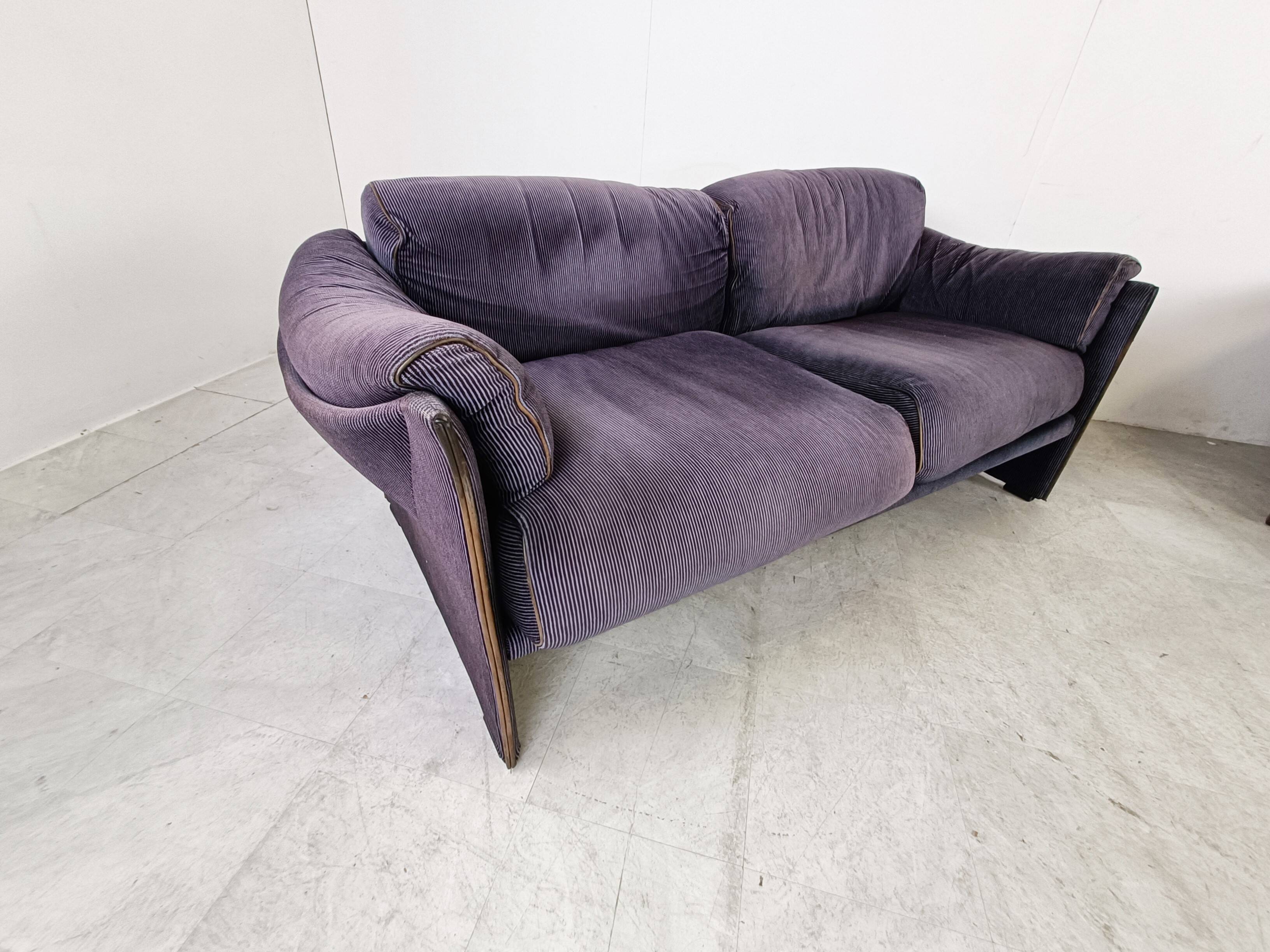 Pair of DUC sofas by Mario Bellini for Cassina, 1970s