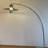 Lampadaire arc fleur ajustable, Italie, 1960