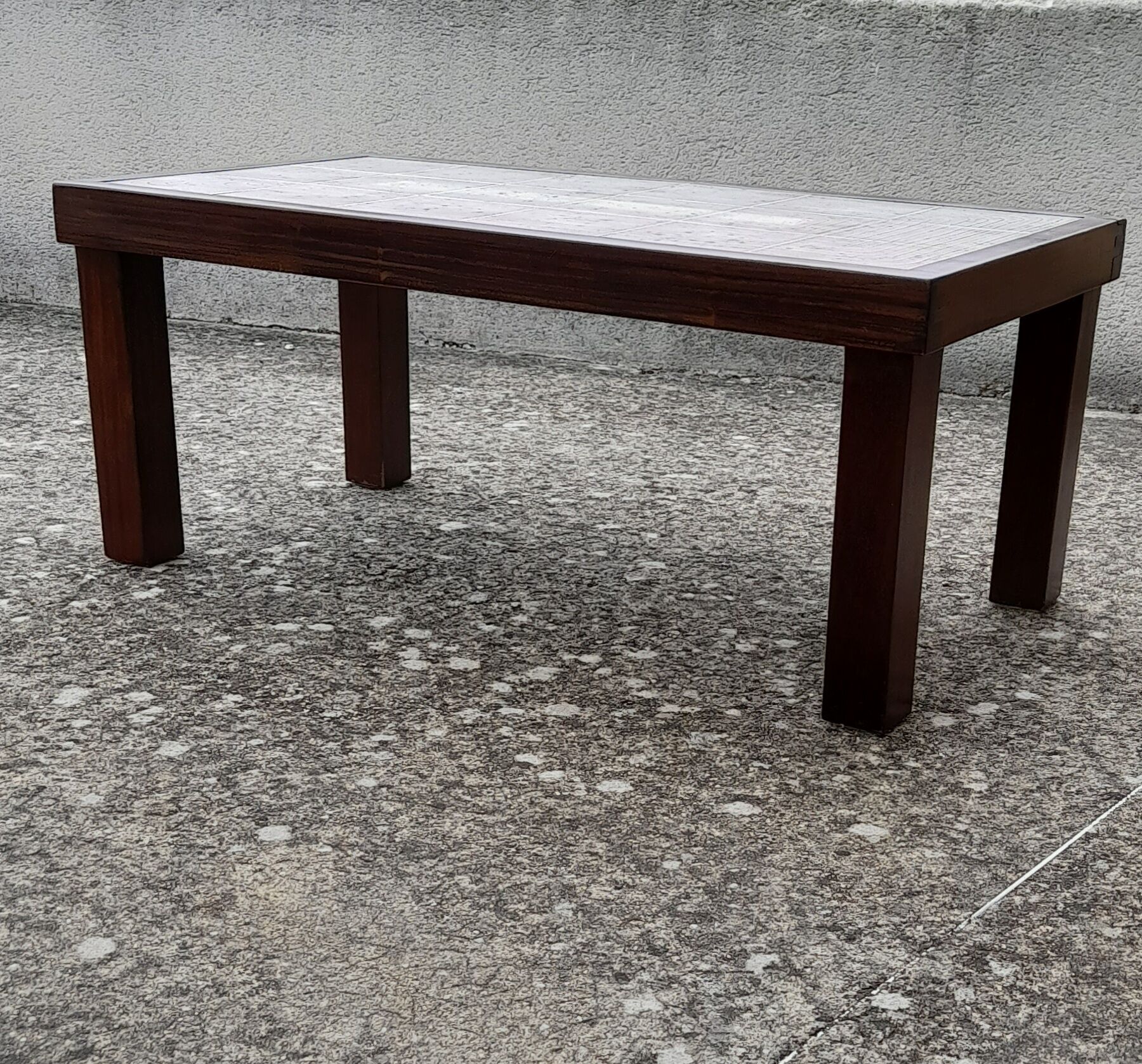 Ceramic coffee table, Jean D Asti 1960