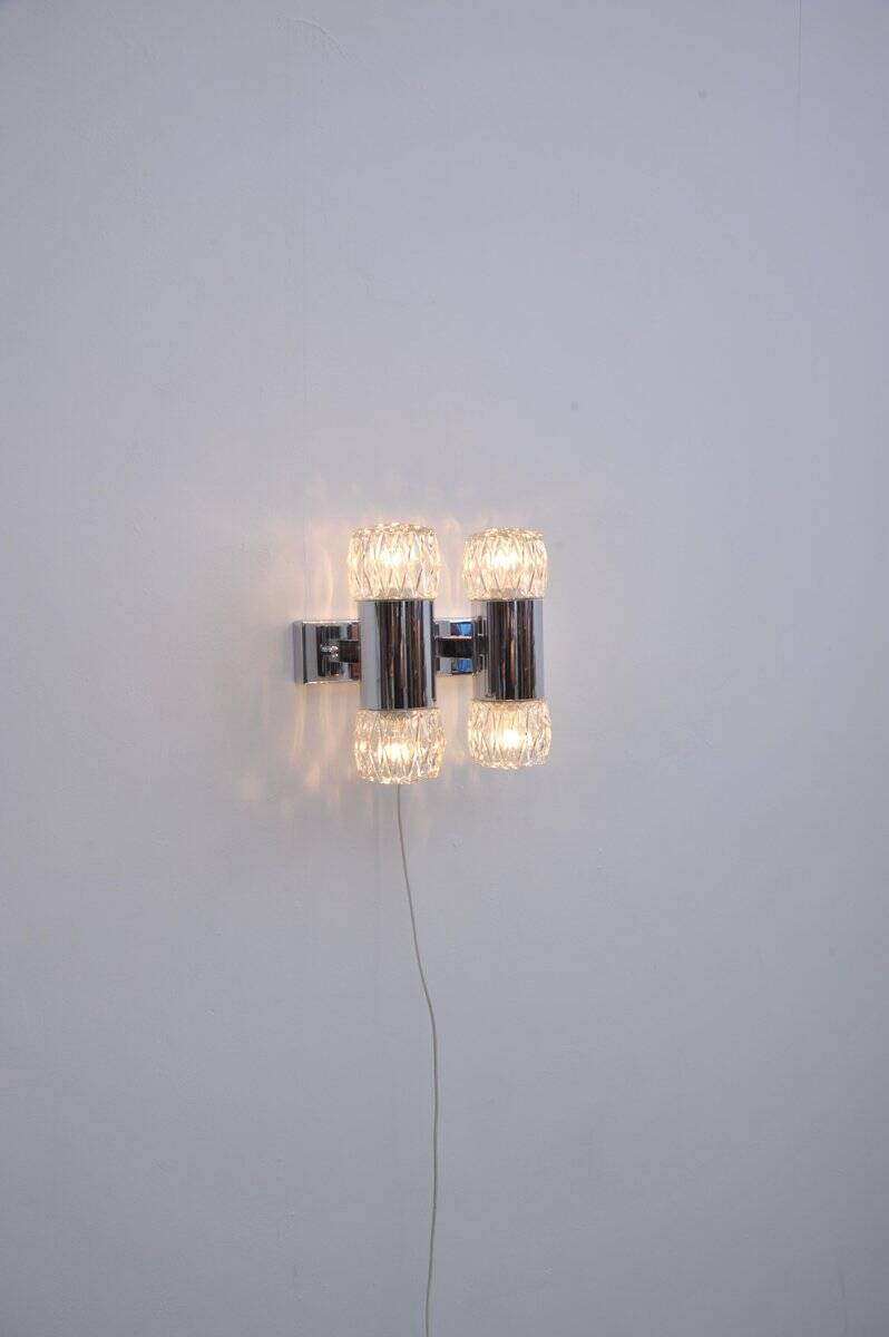 Double wall lamp by Staff Leuchten, 1960s