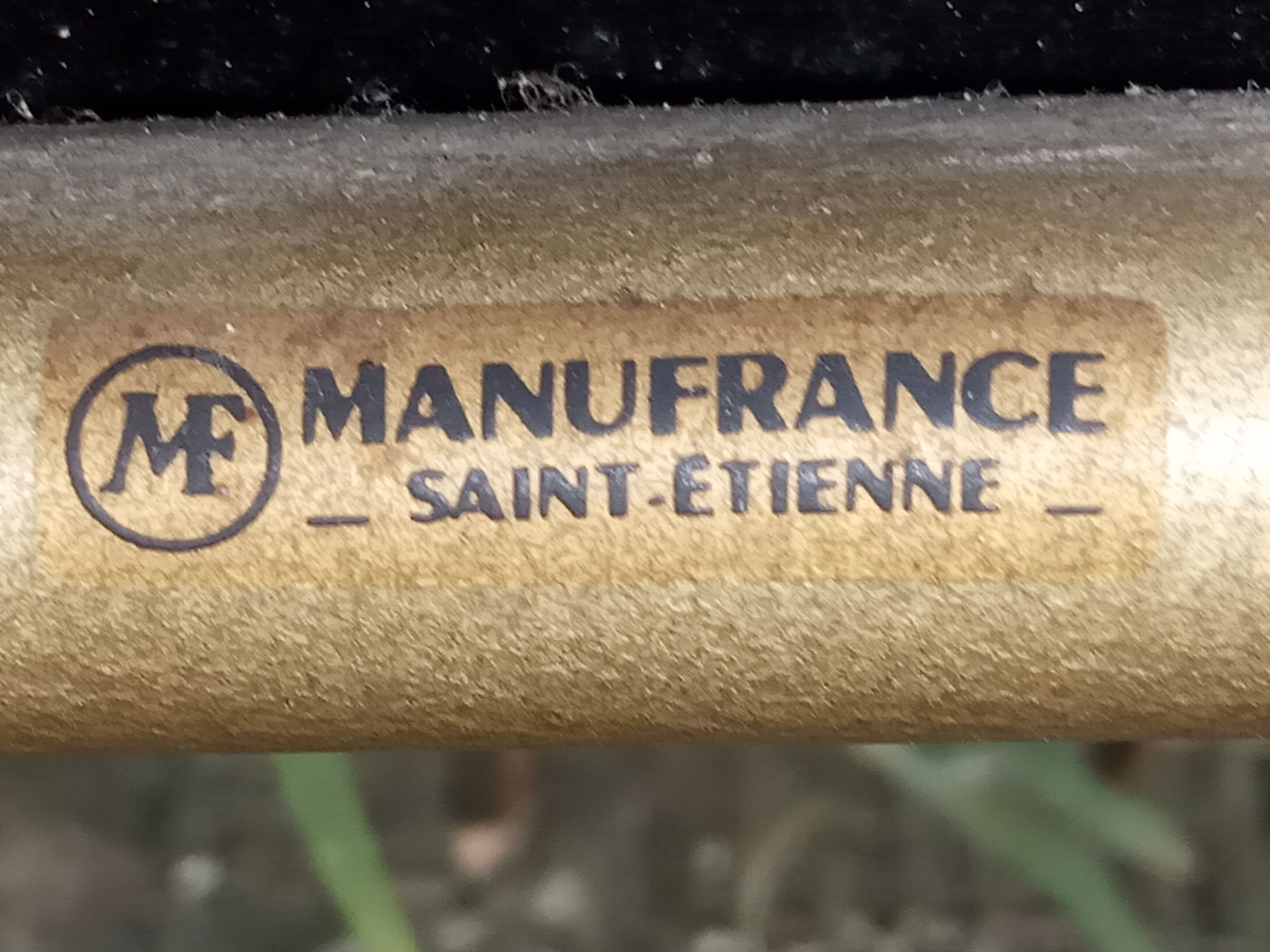 Set of 2 folding vintage chairs