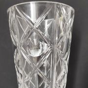 Vase en cristal décor de pastilles 25,5 cm