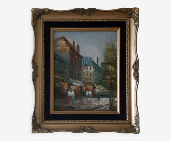Tableau scène parisienne d’après Henri Rogers