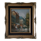 Tableau of a Parisian scene after Henri Rogers.