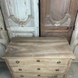 Louis XVI chest of drawers in bleached walnut circa 1800