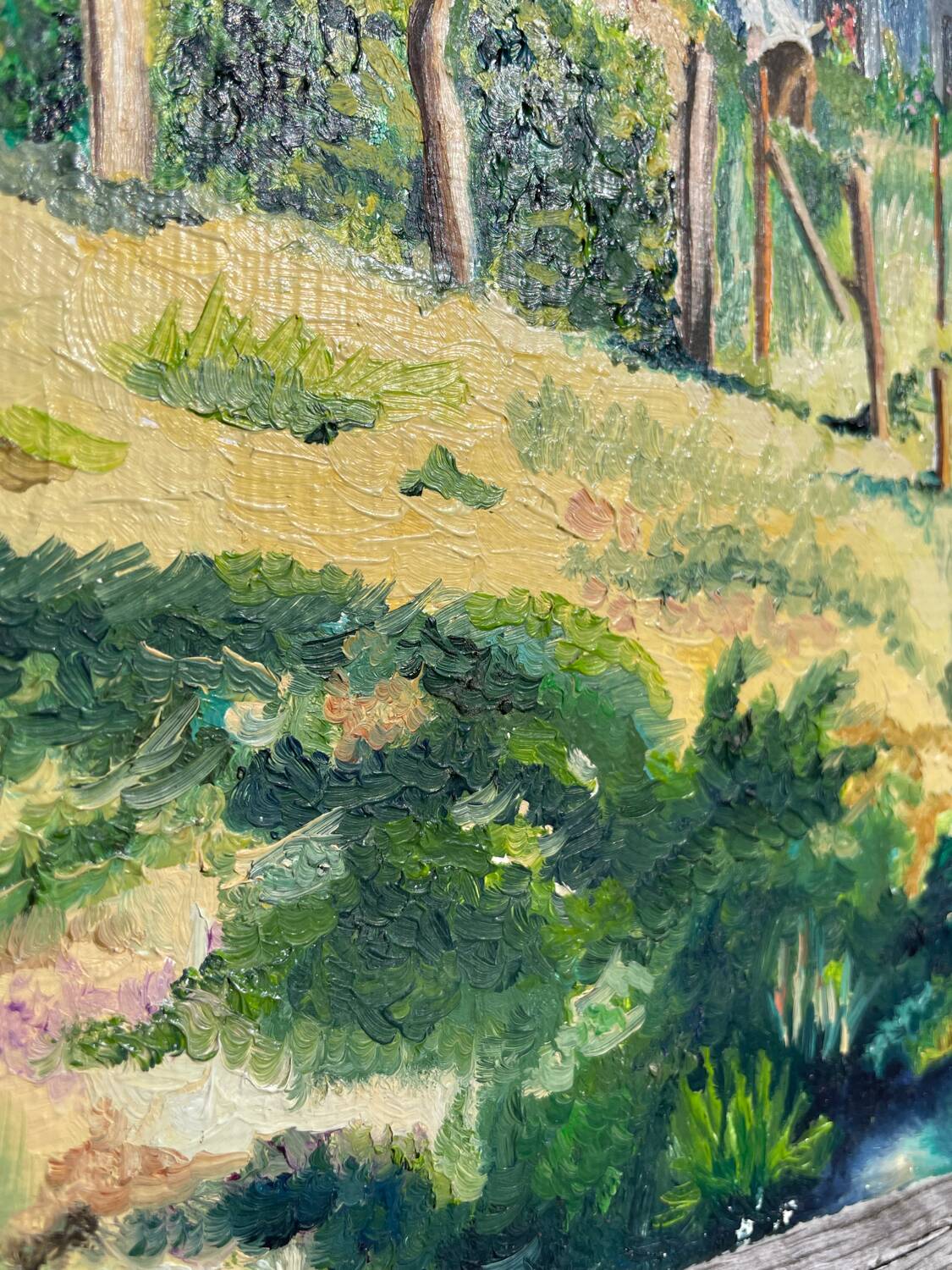 Landscape oil painting