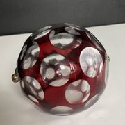 Crystal ashtray by Marina Voigt from the 1970s.