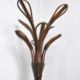 Rattan coat rack 1970