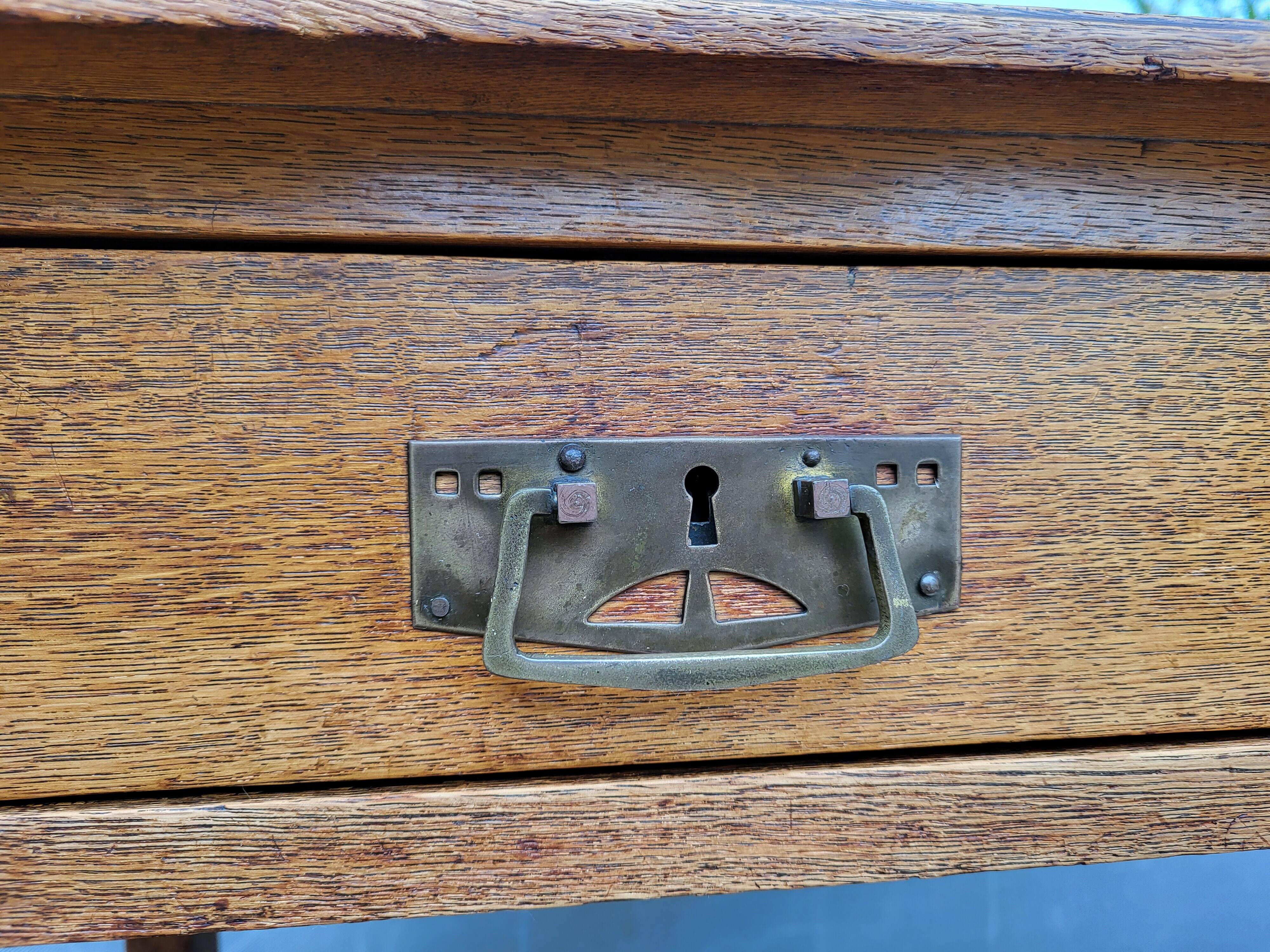 Art Nouveau 1900 Arts & Crafts Serving Trolley