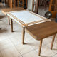 Oak table with extensions