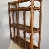 Bamboo wall shelf 1960s/70s