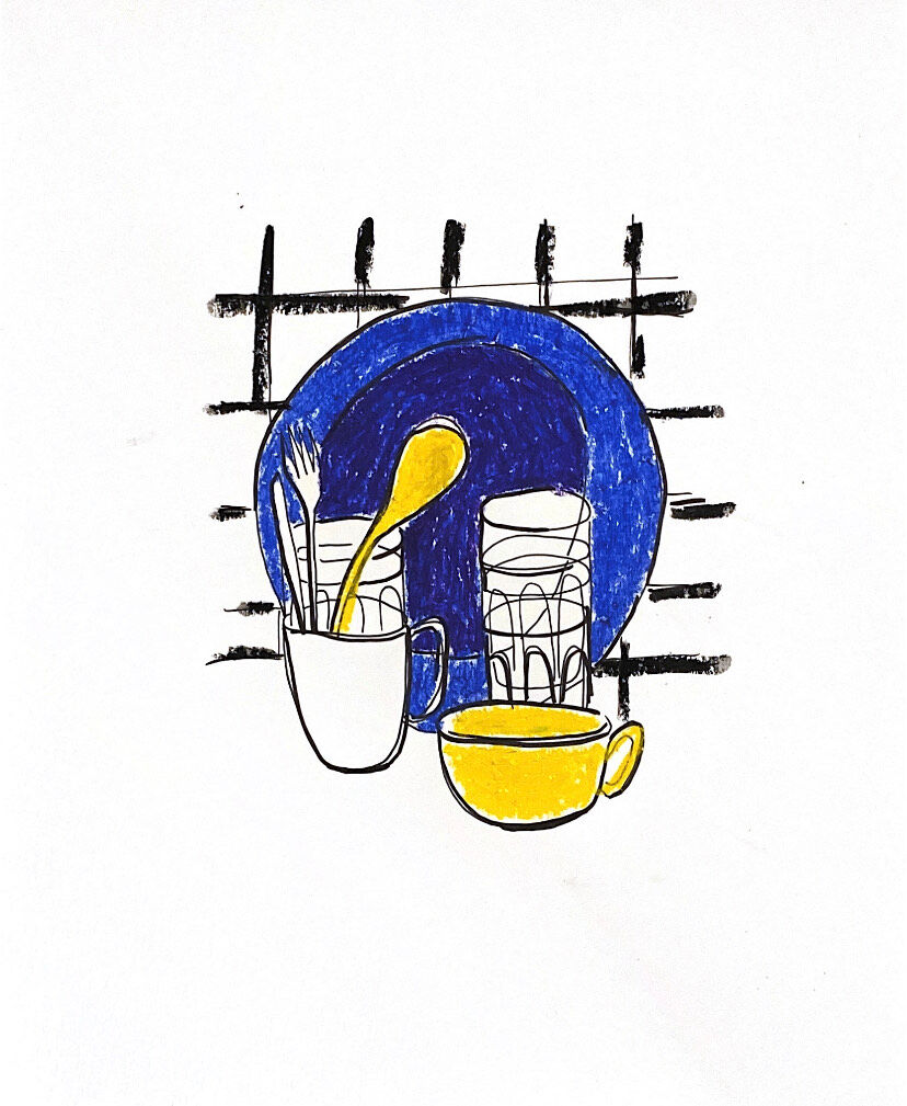 Illustration " Snack " A4