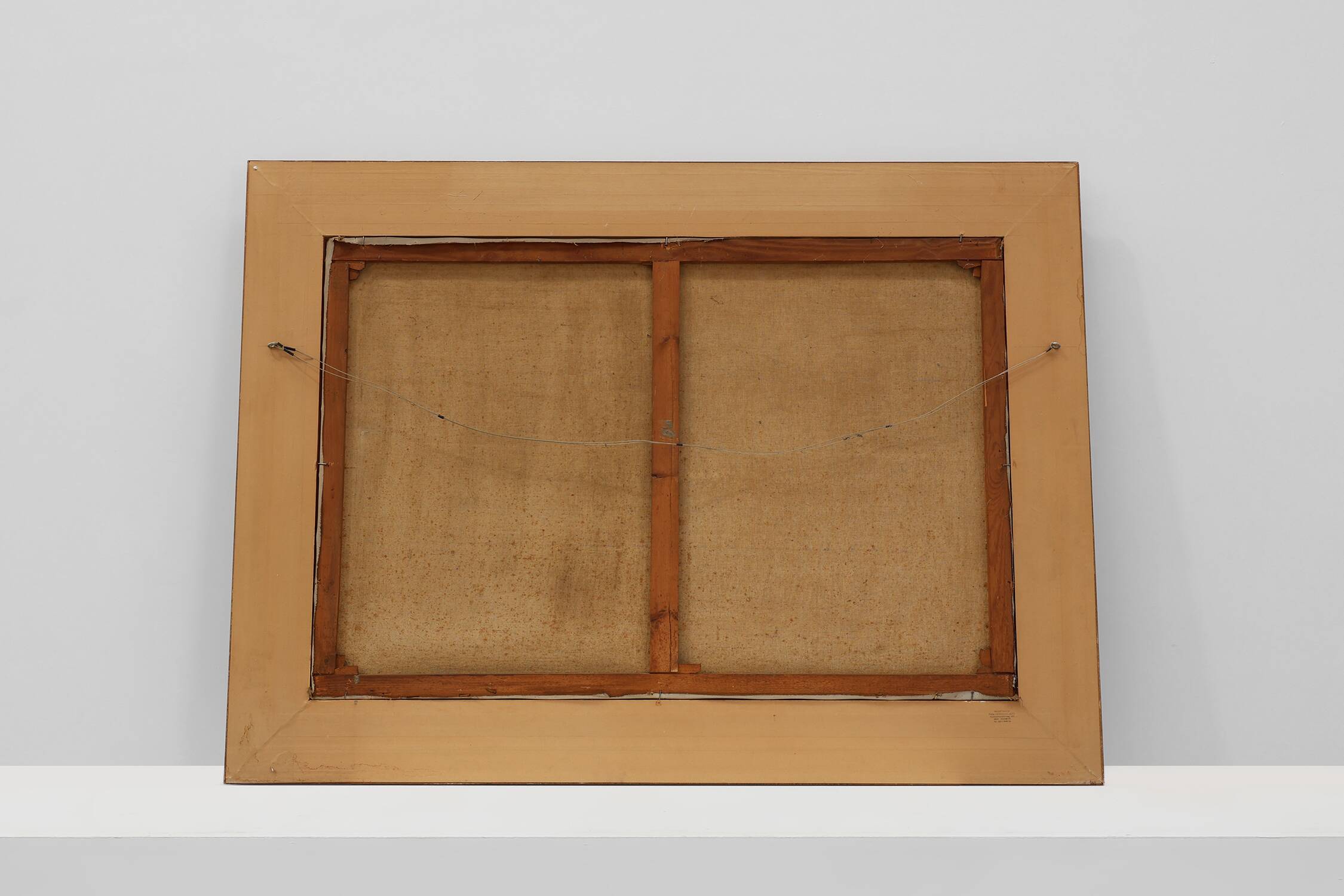 Signed French Oil on Canvas painting of a forest, Paris, 1926