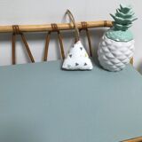 Vintage rattan bedside