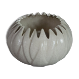 Charolles art-deco cracked ceramic picnic vase