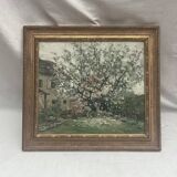 Painting signed Oil on canvas dimension: height -50 cm- width -56 cm-