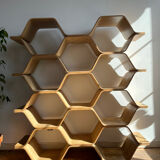 Honeycomb shelf made in design