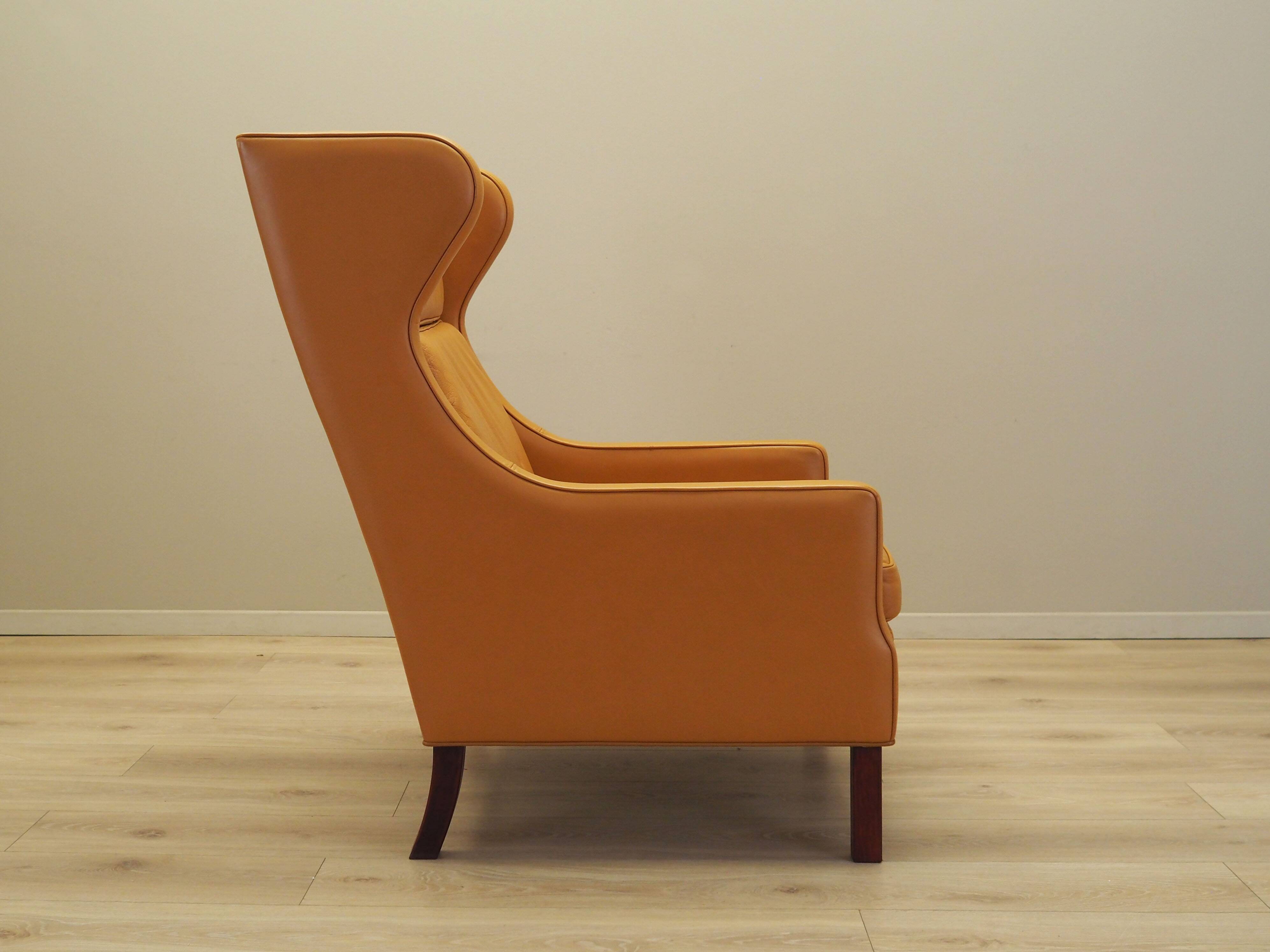 Orange armchair, Danish design, 1970s, production: Denmark