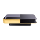 Table lounge smoked glass Red Edition