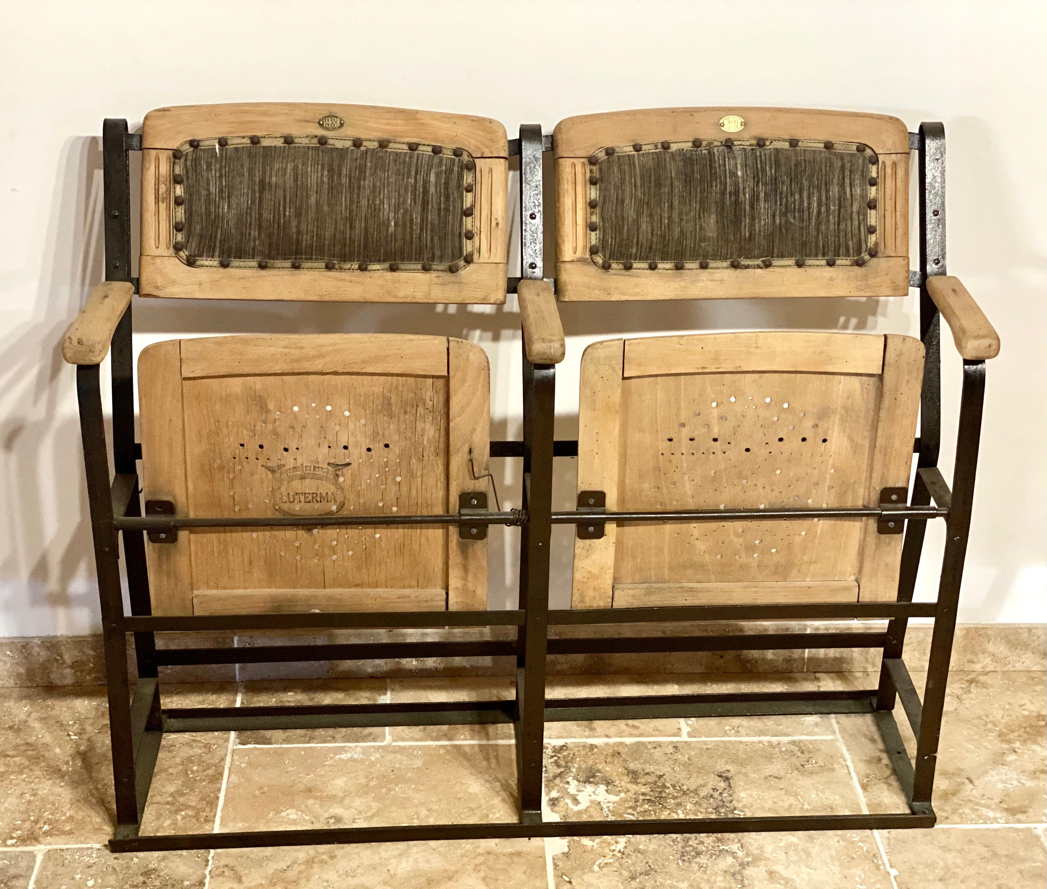 Fauteuils de théâtre Luterma début XXème