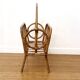 Rattan magazine rack