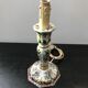 Former Moustiers ceramics painted vintage candlelight