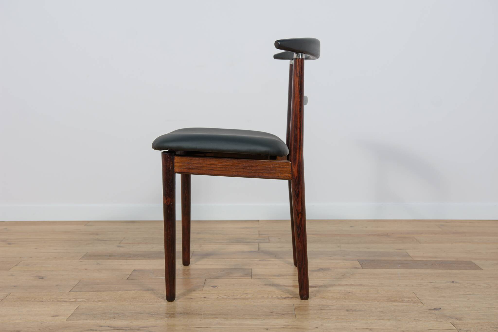 Rosewood Dining Chairs by Helge Sibast & Børge Rammerskov, Denmark, 1960s, Set of 4
