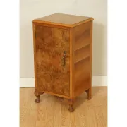 Vintage Art Deco Nightstand in Walnut